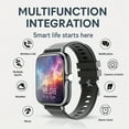 thumbnail image 2 of Smart Watch With 1.83" Full Touch Screen, Sport Watches, Multi-Sport Modes, Music-Control, Remote-Camera, Wireless Call And Answer, Pedometer, Information Alerts For IOS Android Phones,, 2 of 10