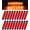 Red, variant on Side Marker Light- 20pcs Car Side Indicators Lights 6 LED Front Rear Side Light Position Lamps 12V-24V For Truck Trailer Lorry Van Caravan Boat Bus SUV Side Lights.