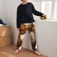 thumbnail image 5 of Xecao Cartoon Cheetah With Attitude Print Teenagers' Pajama Pants Long Sleep Pants Soft Elastic Waist Pajama Bottoms Elastic waist with 2 Pockets 5-16 Years-XS(5-6), 5 of 6