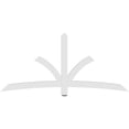 thumbnail image 4 of 84"W x 38 1/2"H x 2"D x 4"F, 11/12 Pitch, Davenport Architectural Grade PVC Gable Bracket, 4 of 8