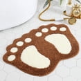 thumbnail image 4 of Bathroom Rugs Mats Water Absorbent Non-Slip Mat Used in Bathroom, Shower, Room, Etc.Soft Microfiber Bath Mat Machine Washable Bath Mat - Khaki, 4 of 6
