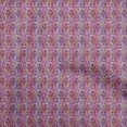 thumbnail image 1 of oneOone Viscose Chiffon Maroon Fabric Asian Ikat Craft Projects Decor Fabric Printed By The Yard 42 Inch Wide, 1 of 5