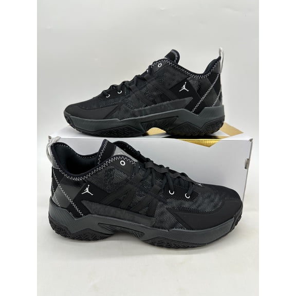 Jordan One Take 2 Men's Size 11 Triple Black Basketball Shoes CW2457 001