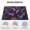 thumbnail image 3 of Fotbe Ornate Purple Floral Vase Alfombrilla de Secado para Cocina con Estampado, 18x24 Pulgadas, 3 of 7