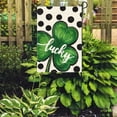 thumbnail image 4 of BOBOMOTI St Patricks Day Decorations Shamrocks Garden Flag for Irish Holiday Party Outdoor Decor 12x18 Inch Double Sided, 4 of 6