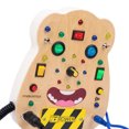 thumbnail image 2 of Interruptor De Luz Led Tablero ocupado de dibujos animados de diseño creativo de interruptor de luz LED para niño niño (sonriente), 2 of 6