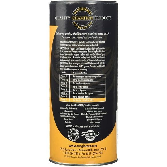Shuffleboard Powder Wax-16Oz Container