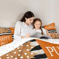 thumbnail image 5 of Manfei Watercolor Pumpkin Full Size Comforter Sets 3-Piece, Orange Bedding Comforter Set, Hello Fall Print Bedding Sets, Super Cozy Room Decor, 5 of 8