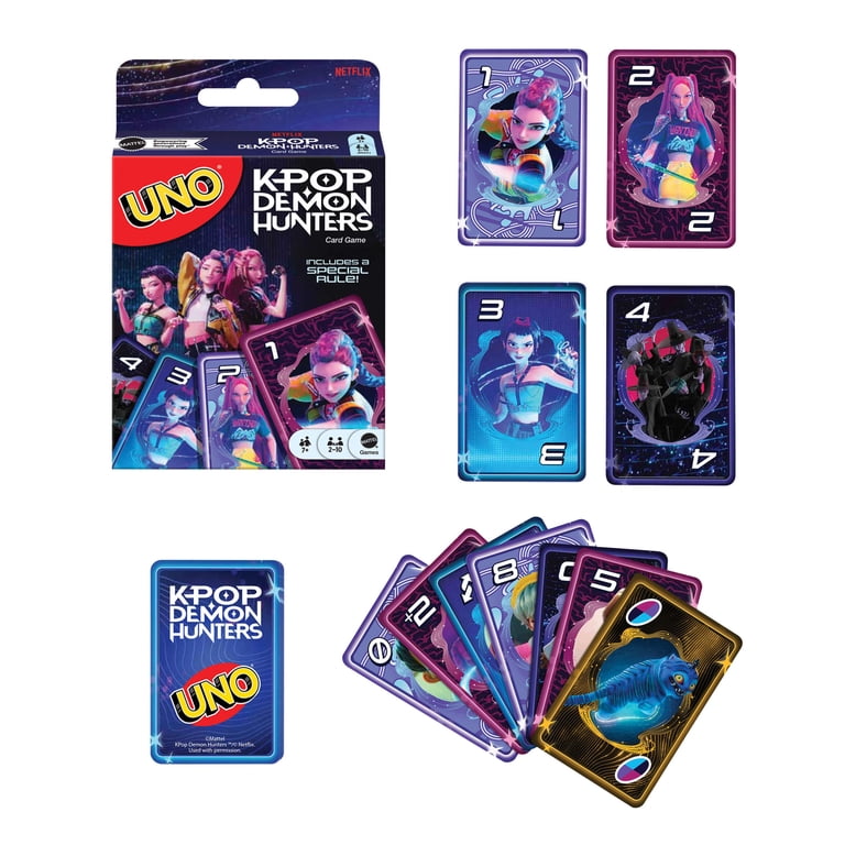 UNO KPop Demon Hunters Card Game for Kid, Adult & Family Nights