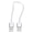 silver-25cm, variant on High Speed USB 2.0 Extension Cable USB 2.0 Male to Male Extension Cord for Data Transfer 480mbp USB Flash Drive Laptops