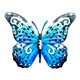 thumbnail image 1 of ¡Campaña con descuento!Decoración de pared de mariposa de metal, arte para colgar en la pared, jardín, patio, pared, patio, interior, hogar, baño, sala de estar, dormitorio, porche, decoración del dí, 1 of 2