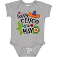 thumbnail image 3 of Inktastic Happy Cinco De Mayo- Sombrero, Cactus, Flowers Boys or Girls Baby Bodysuit, 3 of 5