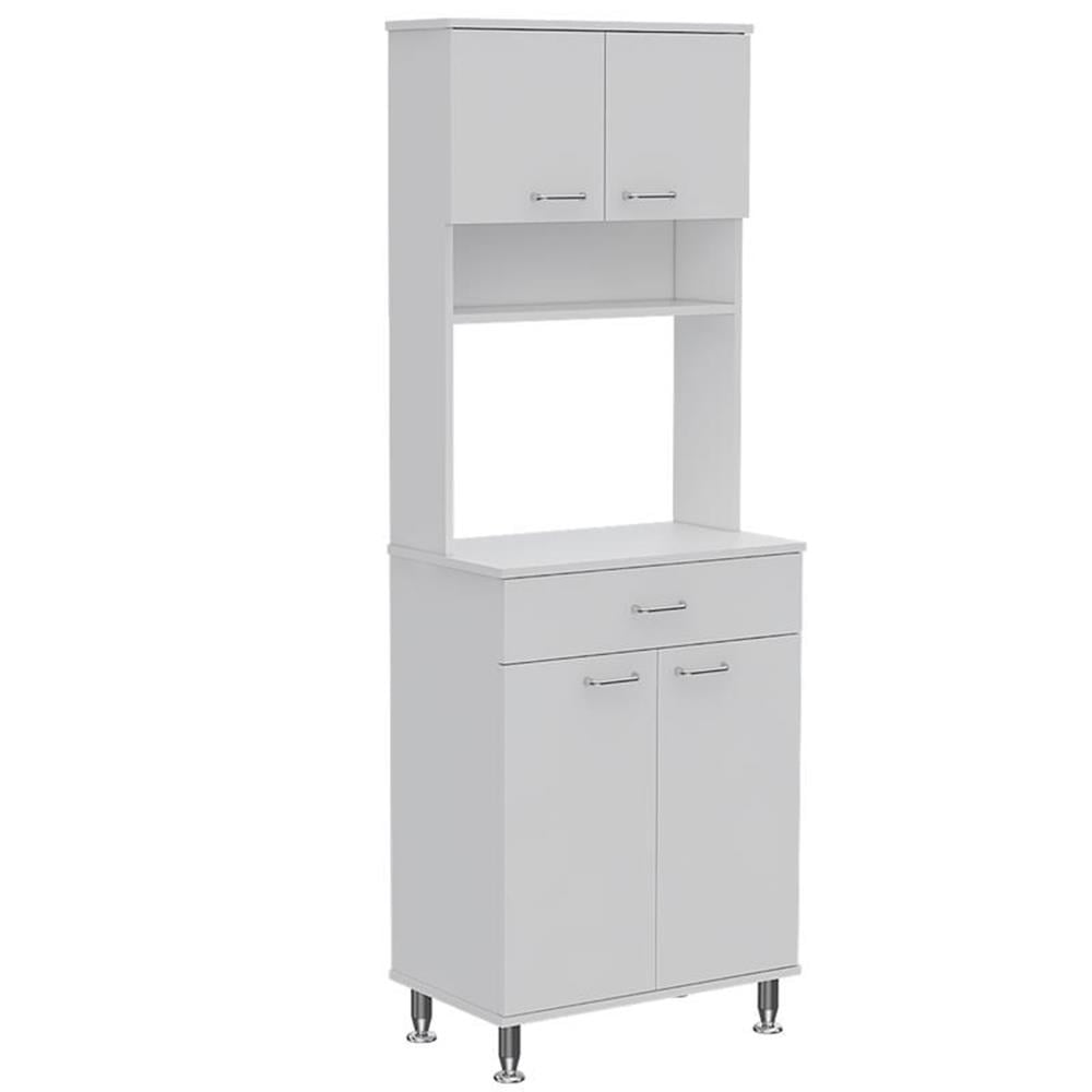 Home Square 2-Piece Set with Utility Sink with Cabinet and High Pantry Cabinet