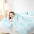 thumbnail image 3 of Erosebridal Princess Bowknot Bedding Comforter Set 7 Pieces for Kids Girls,Polka Dots Love Heart Full Bedding Set for Teens,Ultra Soft Home Decor, 3 of 6
