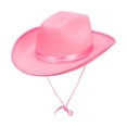 thumbnail image 1 of Sombrero de vaquero occidental perfecl para el sol Rosa, 1 of 8