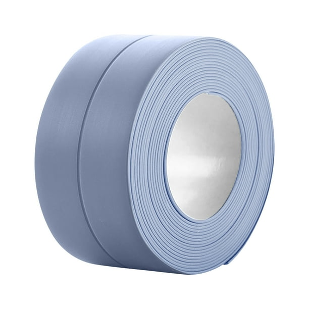 pstuiky Cinta y sellador para cocina, resistente a la humedad para fregaderos de cocina y baño, sellador de juntas para inodoros, esquinas de pared, tira de sellado, tira adhesiva