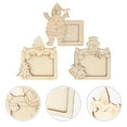 thumbnail image 3 of LEEYNEER 3 Pcs Cadres Photo en Bois de Noël Support de Photo, 3 of 6