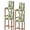 Green, variant on Sage Green Stripes Bar Stool Covers Set of 6, Retro Farmhouse Abstract Ripple Stretch Washable Bar Chair Covers with Backs, Removable Pub Counter Height Chair Cover for Kitchen Dining Room Cafe