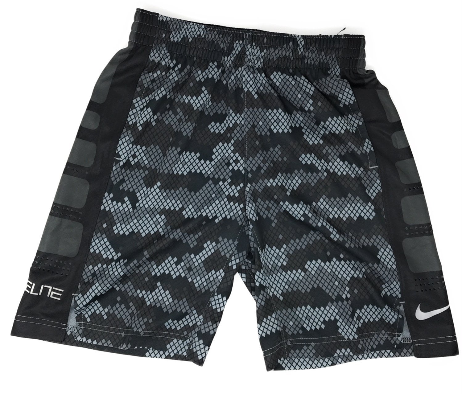 Nike - Nike Big Boys' (8-20) Dri-Fit Elite Basketball Shorts-Gray ...