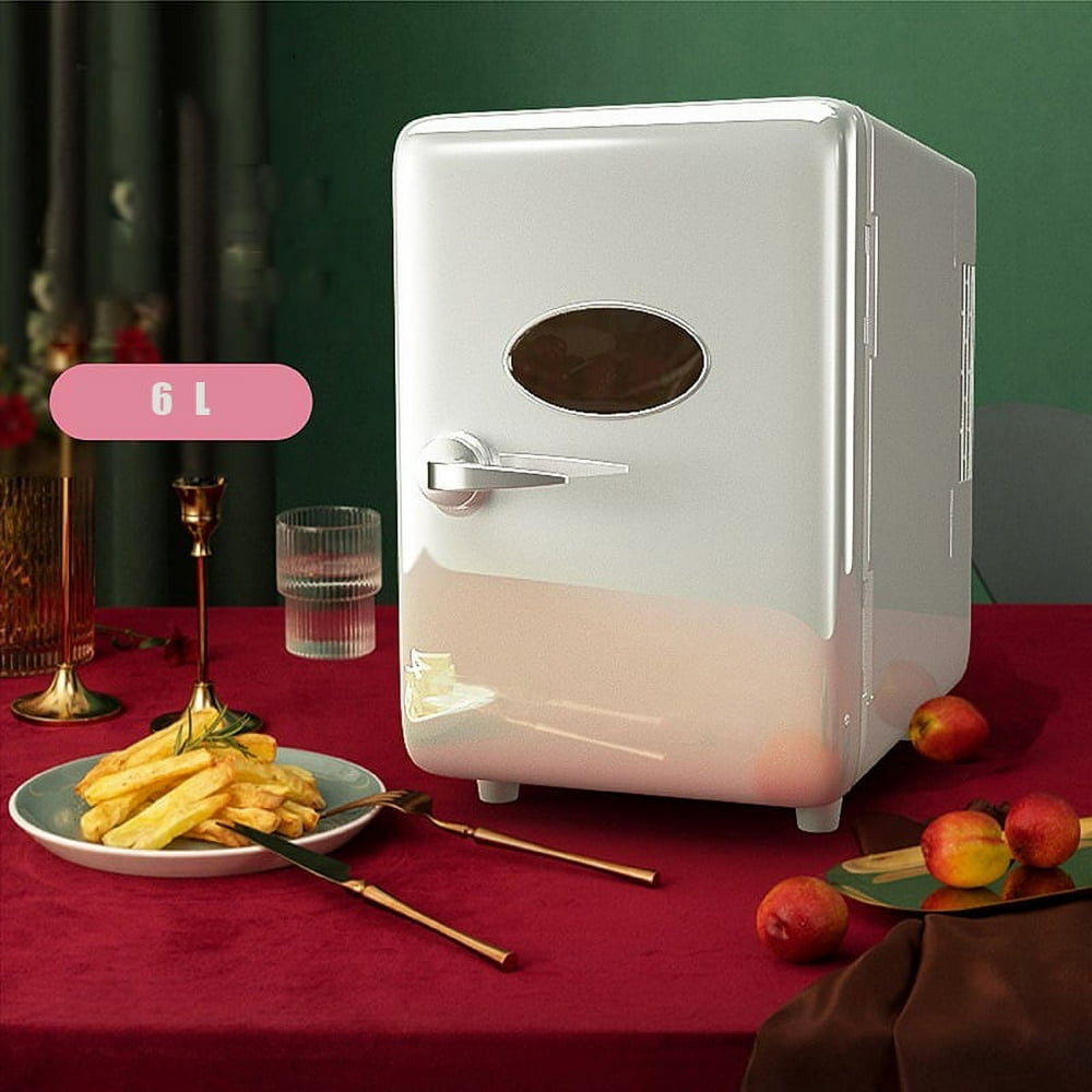 6L Mini Fridge with USB Power  Small Portable Wide Application Car Fridge for Cosmetic