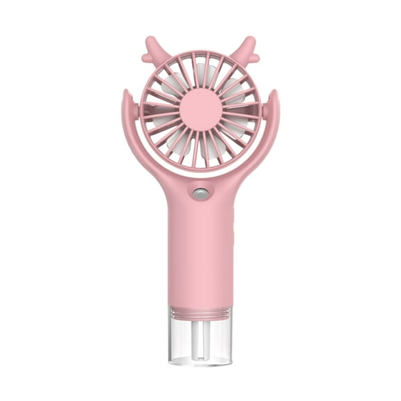 Handheld Misting Fan - 2-in-1 USB-C Rechargeable Spray Fan with 3 Speeds | Portable Cooling Fan for Outdoor, Travel & Makeup | Lightweight & Powerful Personal Fan
