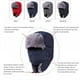 thumbnail image 3 of Gorro de cazador con orejeras para hombre y mujer, cálido y resistente al viento, para esquí, caza, piel sintética, para nieve, color negro., 3 of 7