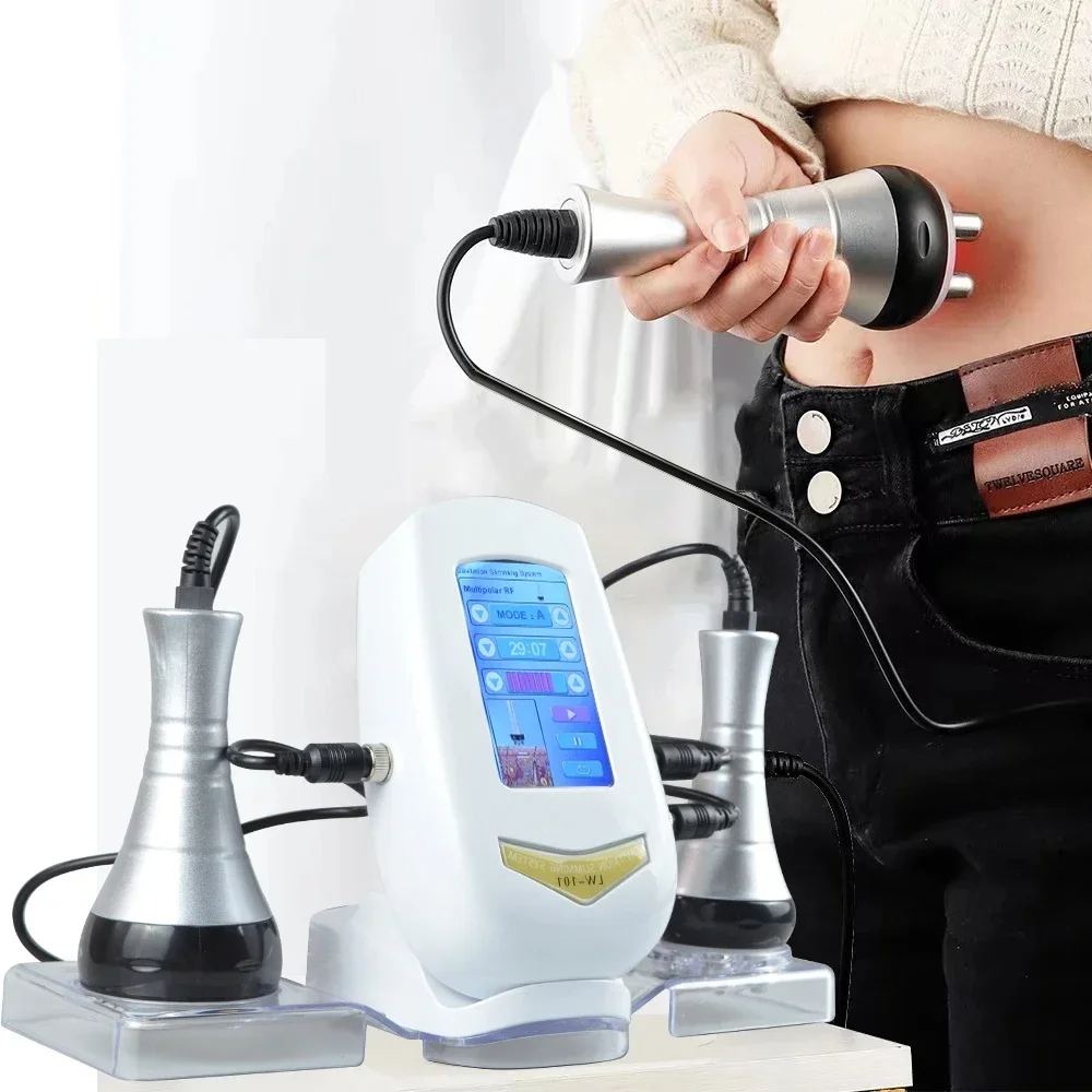 3 in 1 Cavitation Ultrasonic Weight Loss Lifting Wrinkle Firming Skin Slimming Body Massage Shaping Beauty Instrument