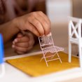 thumbnail image 3 of 1 Set Small Furniture Models Adorable Iron Table Ornaments Miniature House Props, 3 of 9