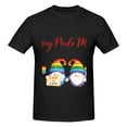 thumbnail image 4 of Bingfone Lgbt Gnome Men'S Loose Fit Short-Sleeve Pocket T-Shirt, 4 of 7