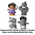 thumbnail image 6 of Replacement Part for Fisher-Price Little People Princess Jasmine & Friends Buddy Pack - DFP65 ~ Replacement Jasmine Figure in Purple Dress and Holding White Bird, 6 of 6