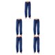 thumbnail image 2 of Jumpingount Pantalones de poliéster para mujer, informales, transpirables, para primavera y verano, a cuadros, holgados para el hogar, para Type2 NO2, 2 of 6
