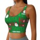 thumbnail image 2 of Balery Cute Santa Sujetadores deportivos con espalda cruzada para mujer, acolchados, sin costuras, de alto impacto, ideales para yoga, gimnasio, entrenamiento y fitness.-Large, 2 of 8