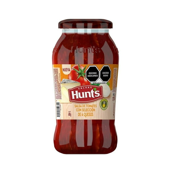 Salsa de tomates Hunt's con selección de 4 quesos 680 g
