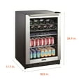 thumbnail image 2 of Magic Chef Dual-Zone Built-In Wine and Beverage Center, 2 of 4