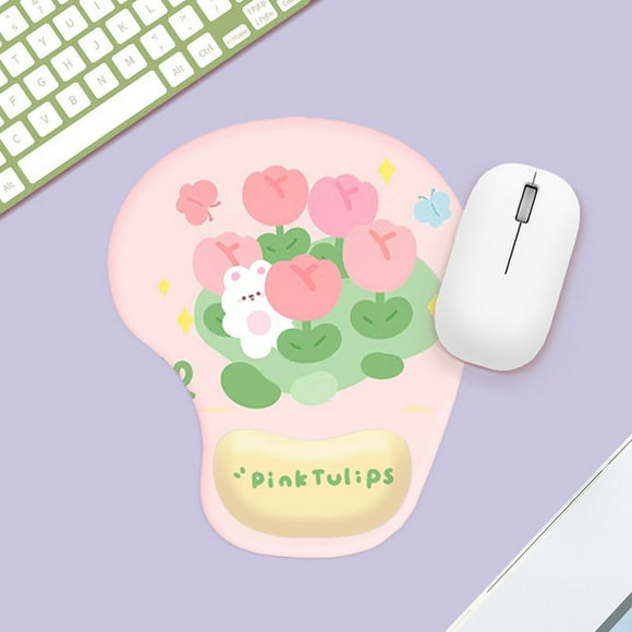 Sanrio Hello Kitty Keroppi My Melody Cartoon Cute Wristband Mouse Pad Office Game Non-Slip Silica Gel Table Mat Hand Rest Mat