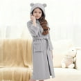 thumbnail image 1 of Pyjama pour Filles Literie pour Enfants Vêtements pour Enfants Peignoir Épais à Capuche Allongé Pyjama en Velours pour Enfants Pyjamas pour Filles Manteaux pour Filles, 1 of 7