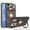 Brown, variant on ELEHOLD Magnetic Case For iPhone 17 Pro with Invisible Magnetic O-Ring Stand ,Compatible with Mag-Safe Accessories Military-Grade Translucent CaseGreat Grip Feeling,Gray