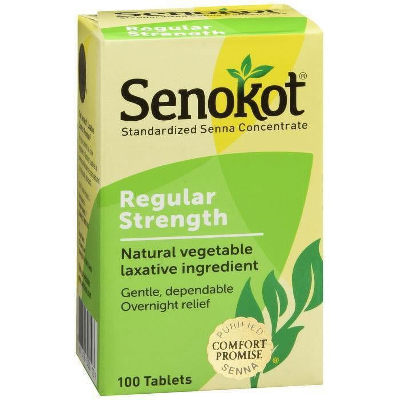 Senokot Regular Strength - 100 count