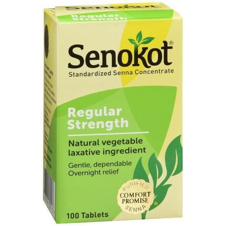 Senokot Regular Strength - 100 count