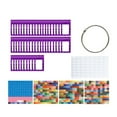 thumbnail image 1 of HILABEE 50 Pieces Rhinestones Storage Bag Small Beads Organizer Multipurpose Packaging Pouch Clear Window Container Self Sealing Bags, 1 of 9