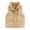 Khaki, variant on Boy Warm Vest Toddler Boys Girls Hooded Puffer Vest Padded Warm Winter Jacket Sleeveless Zipper Up Coat with pocket Size 3T 4T,(Red 3-4 Years)