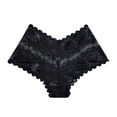 thumbnail image 4 of Panties for Women,Lace Underwear Stretch Soft Comfortable Seamless Bikini Panties Breathable Everyday Wear,Womens Underwear,Black,M, 4 of 4