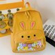 thumbnail image 1 of Mochila Pequeña Bolsas escolares para niños Dibujos animados Kindergarten Kawaii Bookbag Bolsas al aire libre (Amarillo), 1 of 8