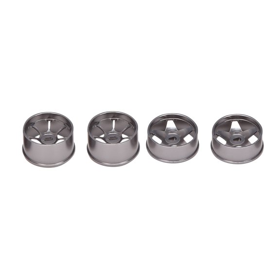 4Pcs for 1:28 Mosquito Car Upgrade Parts OP Parts IW04 Aluminum Alloy Wheel Hair Metal Aluminum Alloy Wheel C