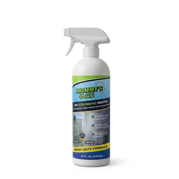 MOMMY'S GLASS 2 in 1 HARD WATER SPOT REMOVER AND REPELLENT