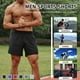 thumbnail image 3 of Hombres de Baloncesto Sport Shorts Elásticos de la Cinta Toalla de Bolsillo Running Basketball Gym Athletic Atletic Atletic Shorts casusales de secado rápido, 3 of 7