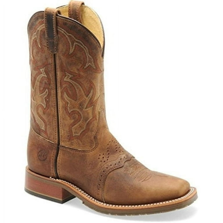 Double h men's wide square toe ice roper sales