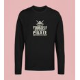 thumbnail image 5 of Old Glory Mens Always Be Yourself Pirate Long Sleeve Graphic T Shirt, 5 of 6