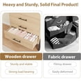 thumbnail image 4 of EastVita 6 Drawer Dresser Storage Cabinet with Sturdy Metal Base Natural Wood, 4 of 7