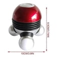 thumbnail image 5 of Mini Handheld Massager Electric Full Body Massager with LED Light Battery Operated for Women Men, 5 of 5